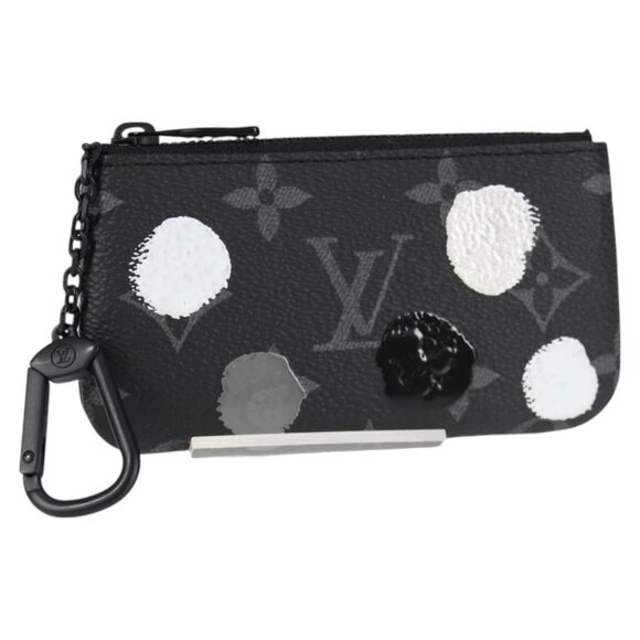 LOUIS VUITTON Eclipse Yayoi Kusama Pochette Cles Coin Purse - Picture 1 of 16